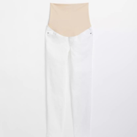 LOFT petites maternity white skinny jeans - Picture 5 of 10